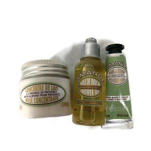 L'OCCITANE Almond Collection 3-Piece Body Set NEW